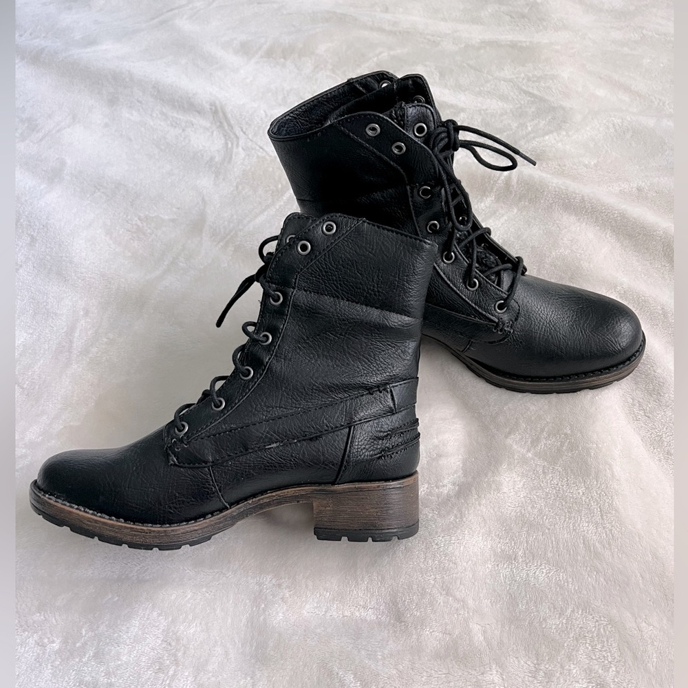🖤Winter Ready! Nirvana Combat Boot by Crown Vintage - Picture 4 of 12